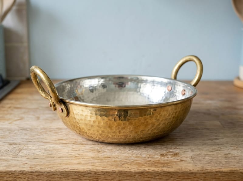 Brass kadai