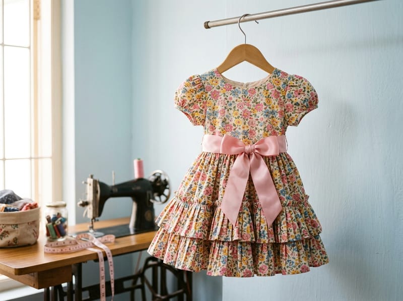 Kids' frock stitching
